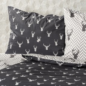 Lenjerie de pat din bumbac 4Home Reindeer, 160 x 200 cm, 70 x 80 cm, 160 x 200 cm, 70 x 80 cm