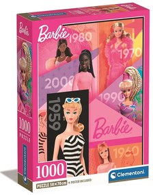 Barbie Years puzzle Compact de 1000 de piese Clementoni