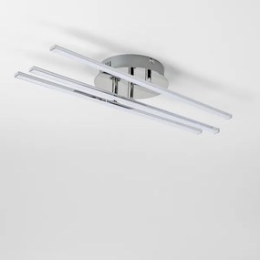 Plafonieră LED 3 x 3W, 230V, crom lucios