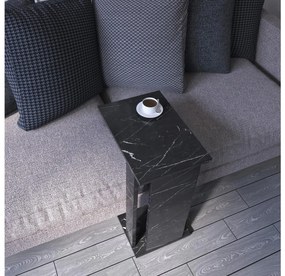 Măsuță laterală Perlit (Negru + Alb) . 1102459