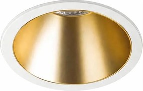 Ideal Lux - Corp de iluminat LED încastrat GAME TRIM LED/11W/230V, Ø 8,5 cm, IP40, auriu/alb