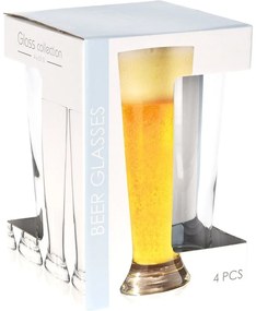 Set 4 pahare pentru bere 370 ml