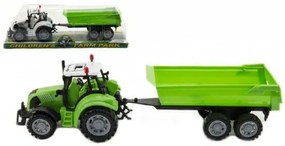 Tractor cu remorcă și basculantă din plastic 35cm