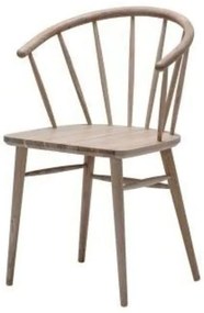 Scaun dining, natur, din lemn de stejar, Celeste