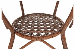 Set de gradina din rattan  1 + 2, maro, JARUB