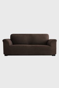 Husă pentru canapea cu două locuri Milos maro 130-180 cm