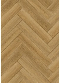 Mexen Chattanooga  panouri vinilice chevron 570 x 95 mm LVT Dryback 2,5 mm, suport PVC, 4 V-canale, Stejar
