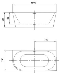 Cada asimetrica Florida Maugli 150x75 cm stanga