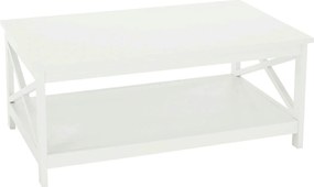 Masuta cafea EDRIA, alb, 87x55x37 cm