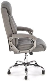 Scaun de birou Helder 2 piele ecologica gri H120 cm