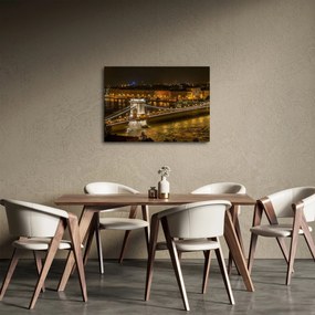 Tablou orașului nocturn (70x50 cm)