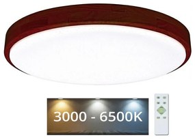 Plafonieră LED Ecolite WLD500-60W/LED/TD 60W/230V + telecomandă