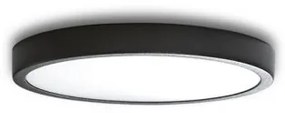 Mini Plafoniera LED design slim MALTA R 23 4000K neagra