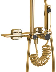 Baterie de dus Helix aurie