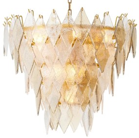 Candelabru LUX, Sticla Realizata Manual, Rhombus S