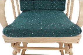 Fotoliu relaxant, material lemn de fag verde, RELAX GLIDER 87107
