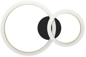 Plafonieră LED dimabilă Eglo 901223 CALLIERA LED/12W/230V negru/auriu