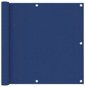 Paravan de balcon, albastru, 90 x 300 cm, tesatura oxford Albastru, 90 x 300 cm