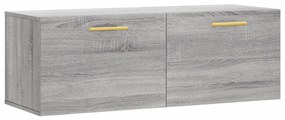 830122 vidaXL Dulap de perete, gri sonoma, 100x36,5x35 cm, lemn prelucrat