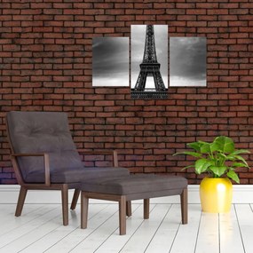 Tablou - Mașină roz în Paris (90x60 cm)