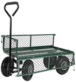 Cărărușă metalică de grădină, capacitate de încărcare 300 kg