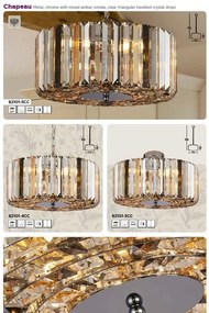 Lustra suspendata eleganta design modern Chapeau 4L