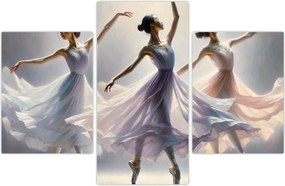 Tablou - Trei balerine (90x60 cm)