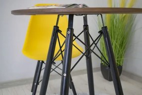 Masă rotundă ANELLO Dark Ash 60cm