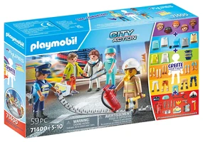 CREEAZA PROPRIA FIGURINA ECHIPA DE SALVARE - PLAYMOBIL MY FIGURES (PM71400)