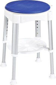 Taburet pentru dus, sezut pivovant, inaltime 41.5-59 cm