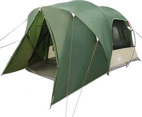 vidaXL Cort Dome 6-Persoane cu acoperiș Verde 500 x 314 x 206 cm