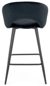 Scaun de bar Barnes, negru