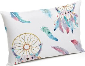 Set Alcam perna microfibra 50x70 cm si pilota matlasata 140x200 cm, Dream Catcher