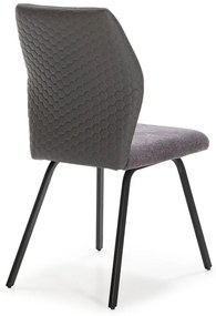 Scaune de dining gri-închis 4 buc. Pol – Marckeric
