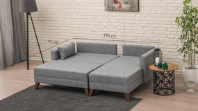 Canapea extensibilă de colț Bella Corner Sofa Right 2