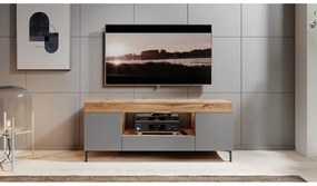 Dulap TV Giuseppo  (stejar lancaster + gri). 1098649