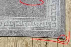 MIRO 51317.807 covor lavabil Cadru, greacă anti-alunecare - gri - SECUNDAR-COTATI PRODUSUL