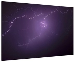 Tabloul cu fulger pe cer (90x60 cm)