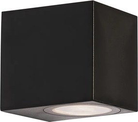 Lampa de perete exterioară modernă din plastic negru - Baleno
