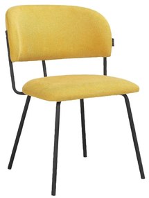 Scaune de dining galbene 2 buc. Claudia – Støraa