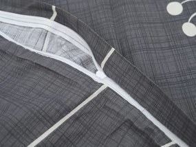 Lenjerie de pat din bumbac SOFT MEADOW gri Dimensiune lenjerie de pat: 70 x 90 cm | 140 x 200 cm