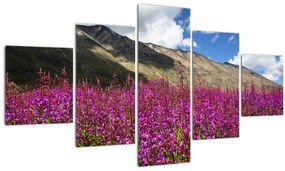 Tablou sceneriei cu lunca montană (125x70 cm), în 40 de alte dimensiuni noi
