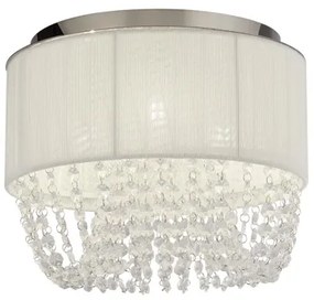 Plafonieră BELLANO Searchlight 62617-3CC, 1xG9/7W/230V, Ø 30 cm, alb