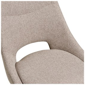 Scaun de dining bej tapițat Dokka – House Nordic