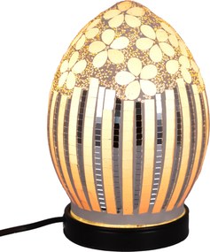 Lampa de masa Mozaic Flower h 21,5 cm