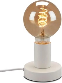 Lampă de masă TEEPU 1xE27/10W/230V alb Briloner 7023-016