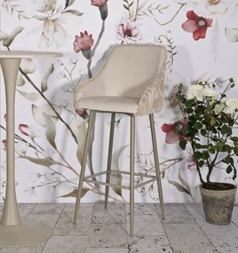 Mauro Ferretti Scaun De Bar Alaska -A- Set 2 Bucăți Cm 52X46X111 (Înălțime Șezut Cm 78) | Aosom Romania