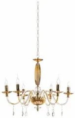 Candelabru clasic 6 becuri E14 Cecilia Ondaluce