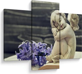 Tablou - Înger cu floare (90x60 cm)