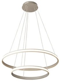 Candelabru LED dimabil suspendat pe cablu LED/90W/230V 3000-6500K Ø 60 cm + telecomandă